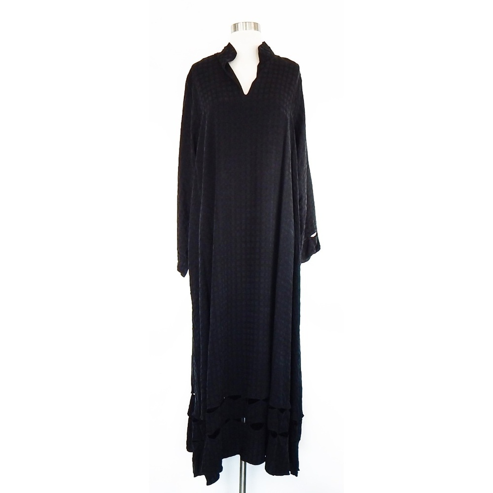 Luna Luz Long Oversized Jacquard Maxi Dress Size L